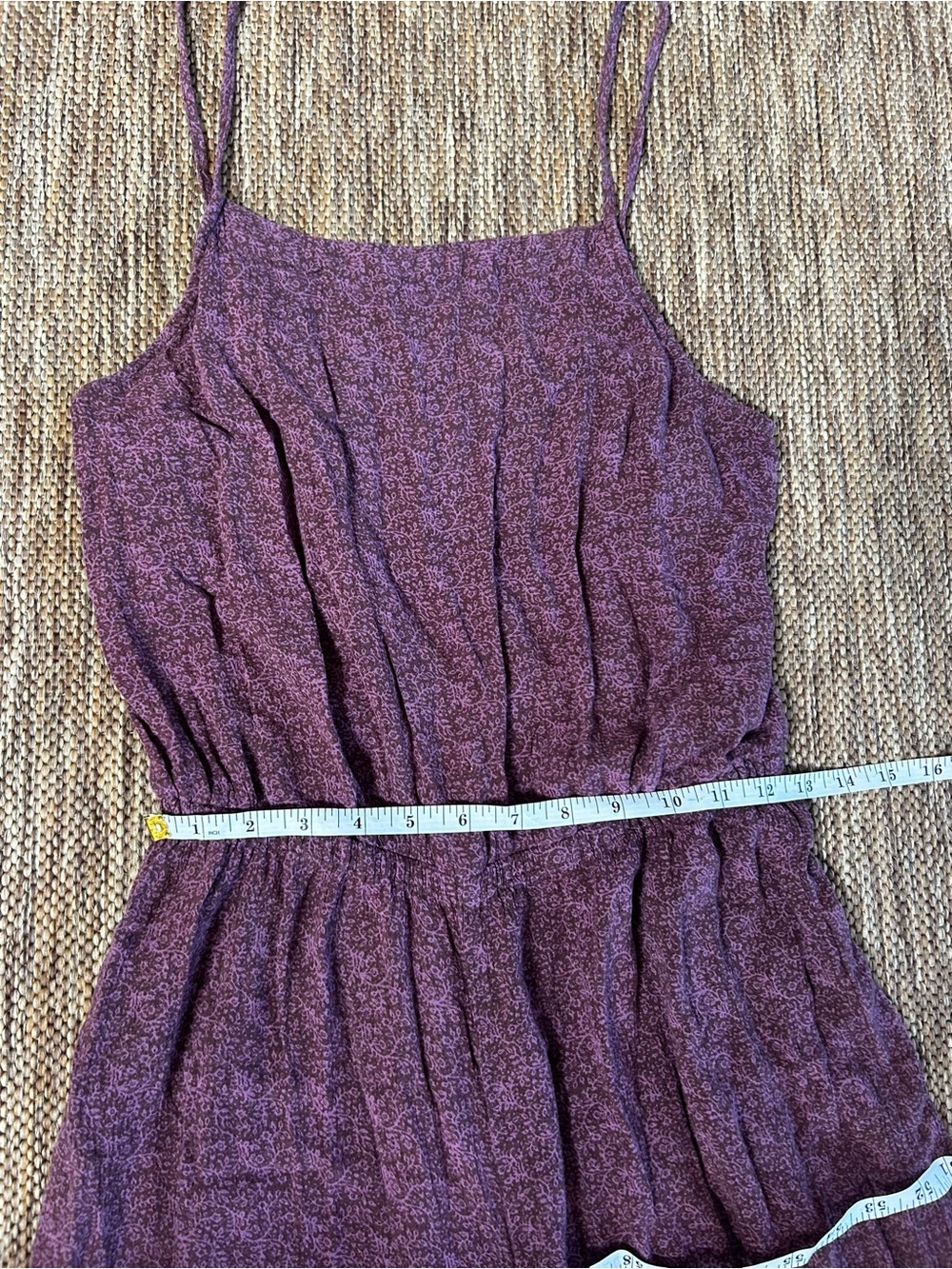 O’Neill wide leg jumpsuit in purple floral pattern | size medium - Picture 5 of 8